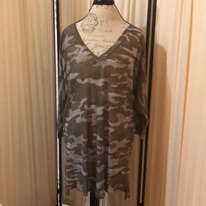 Camouflage blouse